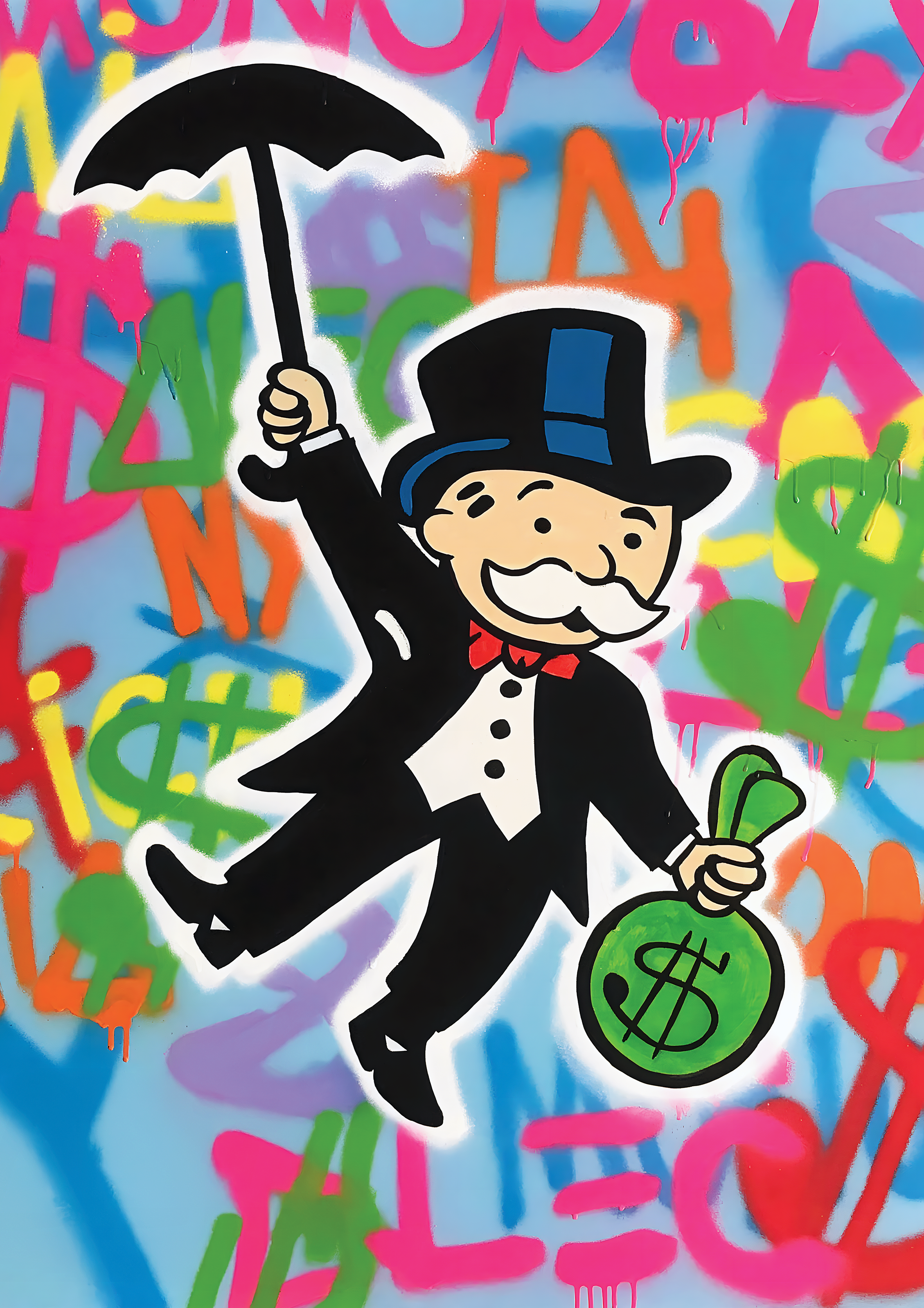 Alec Monopoly 3 | Graffiti metal poster artwork